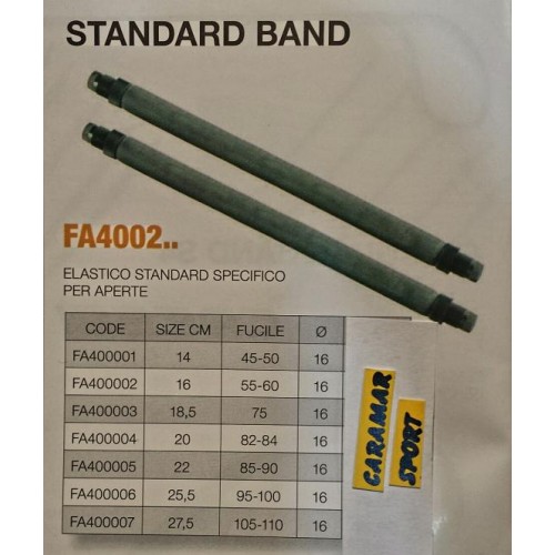 Elastico standard band cresssi 16 mm